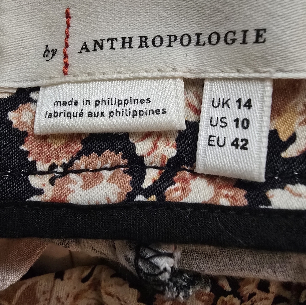 Anthropologie Diandra Floral Pleated Joggers NWOT - Picture 9 of 9